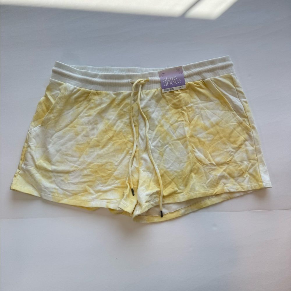 Stars Above Women’s Yellow Tie-Dye Athletic Shorts Size XXL - Picture 2 of 10